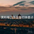 黑料每日多设备切换要点
