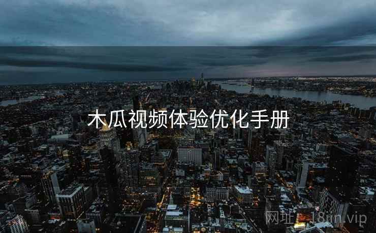 木瓜视频体验优化手册