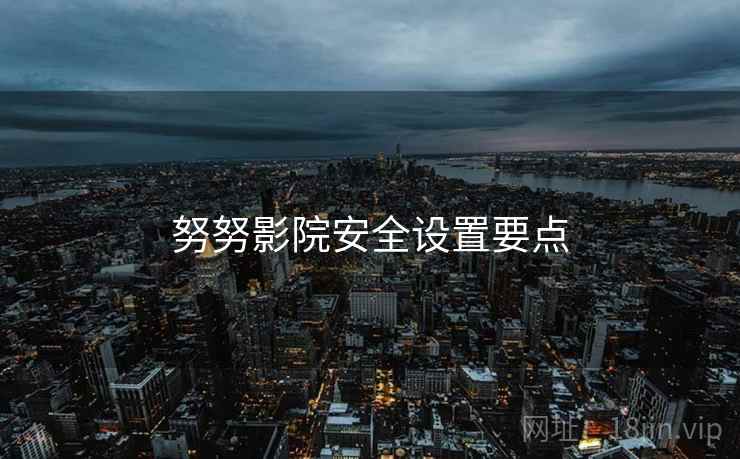 努努影院安全设置要点