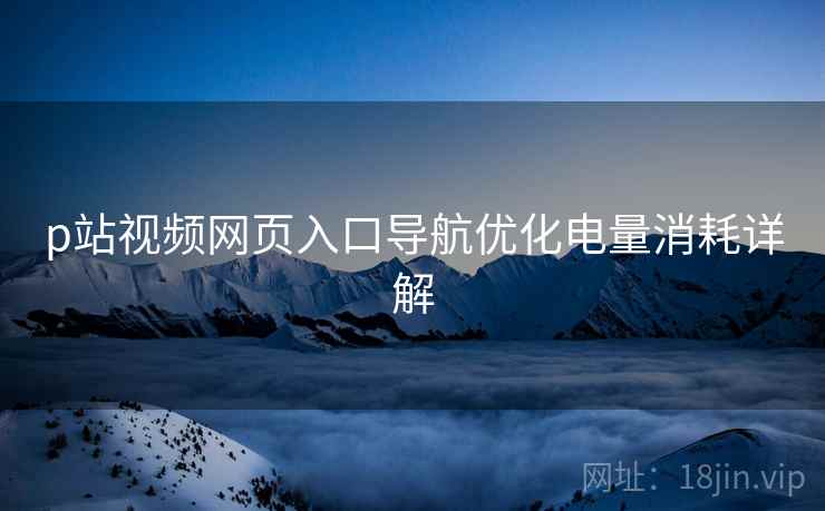 p站视频网页入口导航优化电量消耗详解