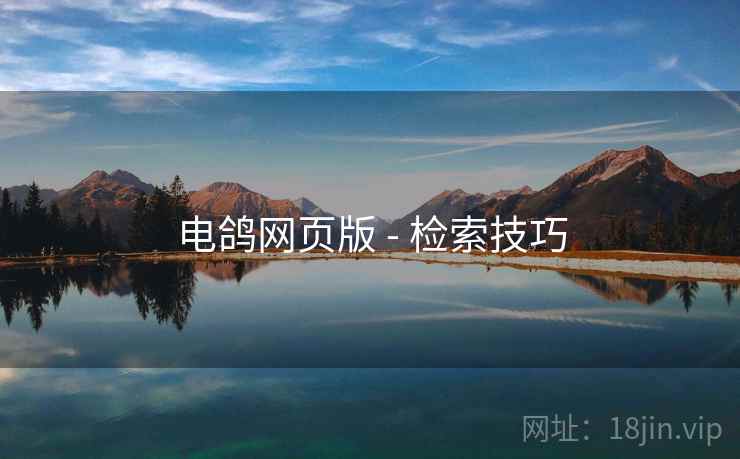 电鸽网页版 - 检索技巧